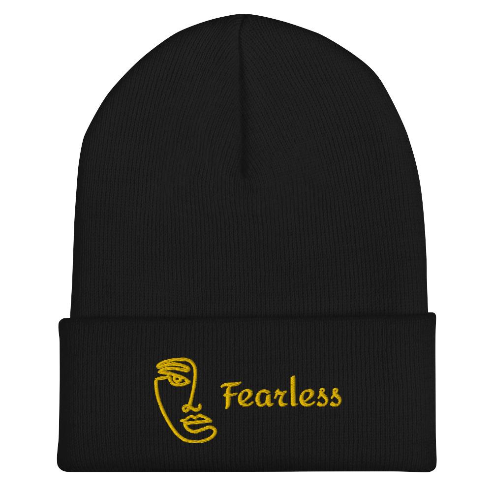 Fearless Embroidery Cuffed Beanie - Image 12