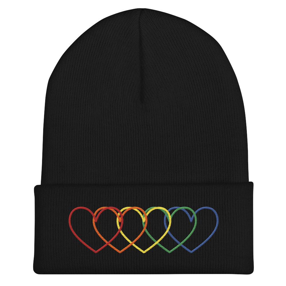 Pride Embroidery Cuffed Beanie - Image 9