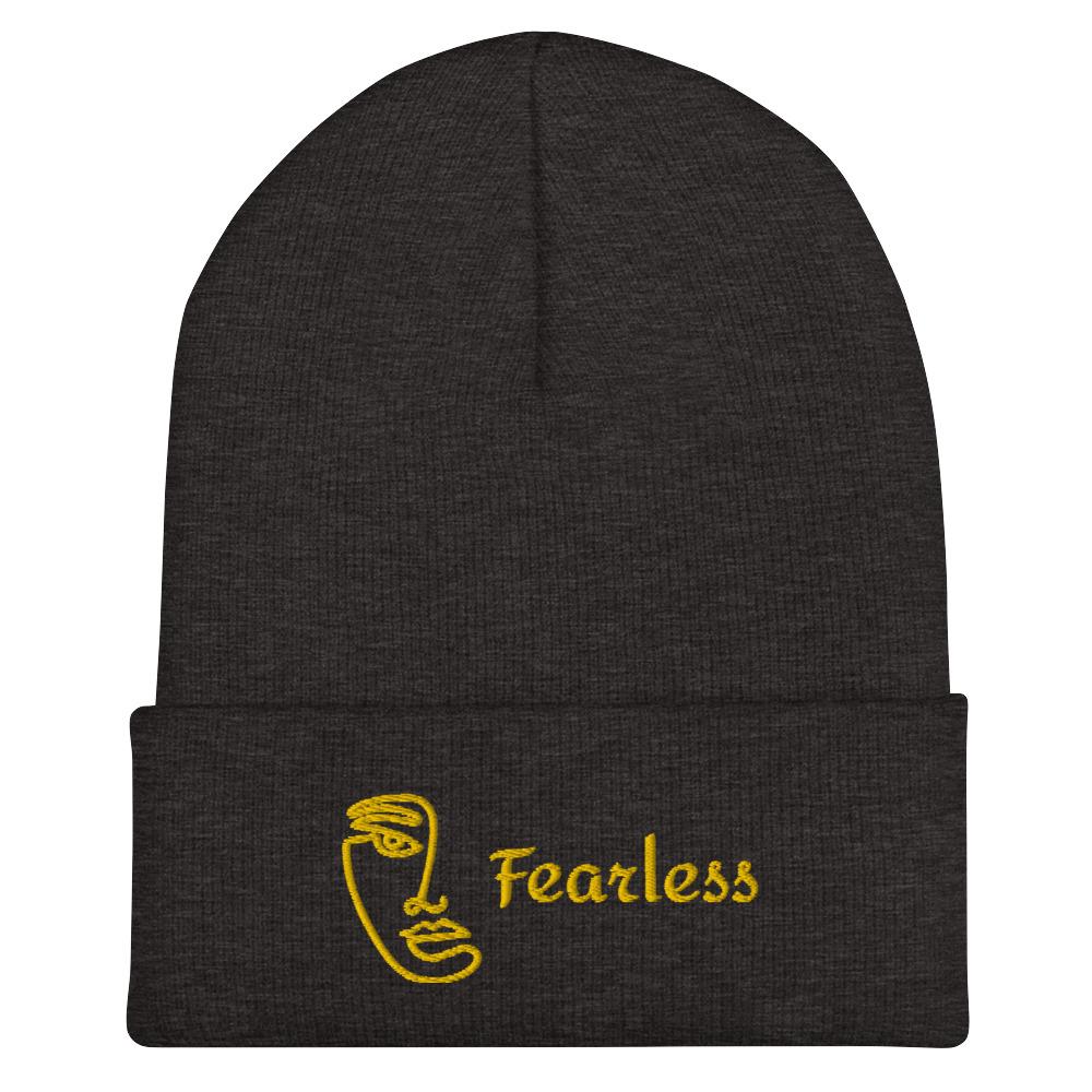 Fearless Embroidery Cuffed Beanie - Image 10