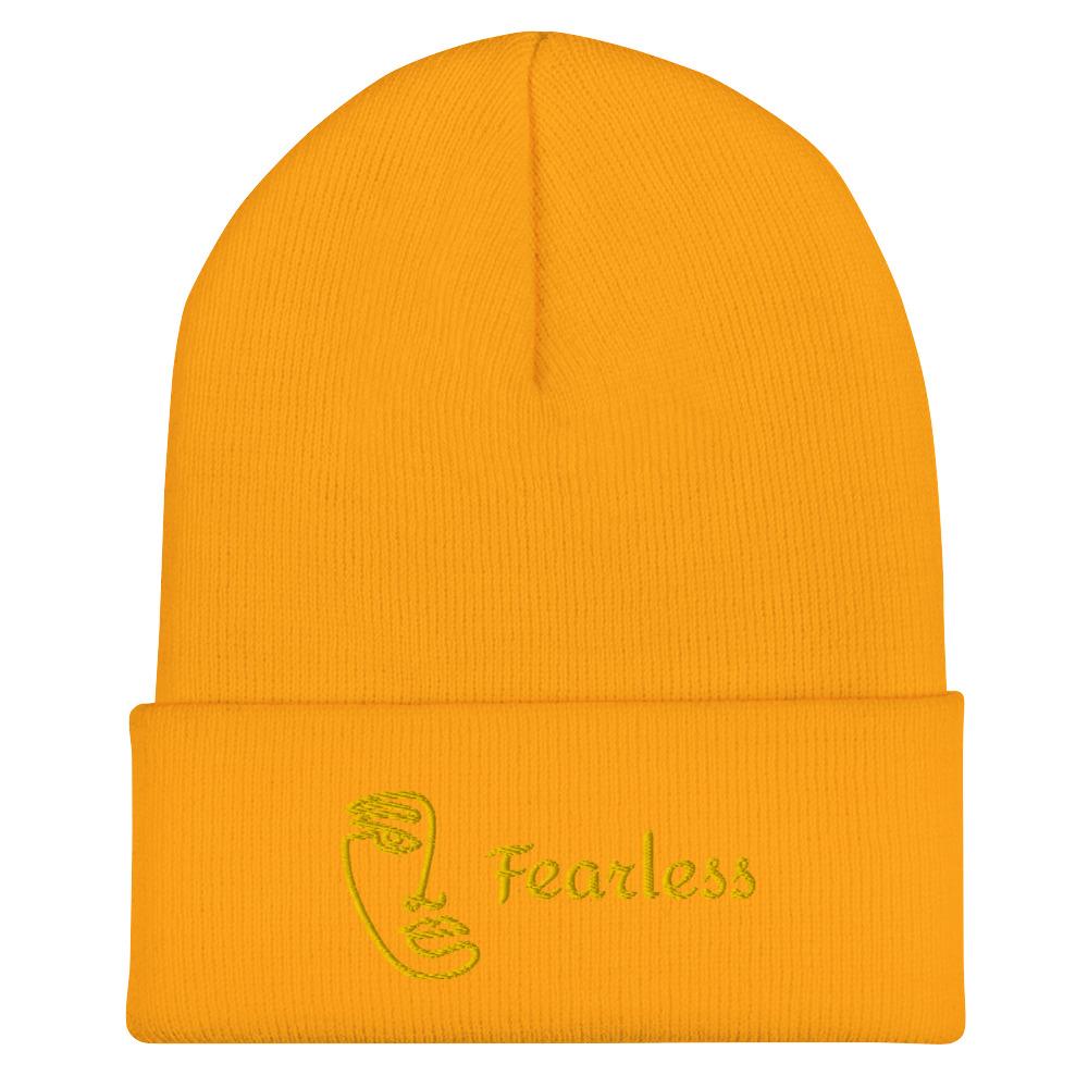 Fearless Embroidery Cuffed Beanie - Image 4