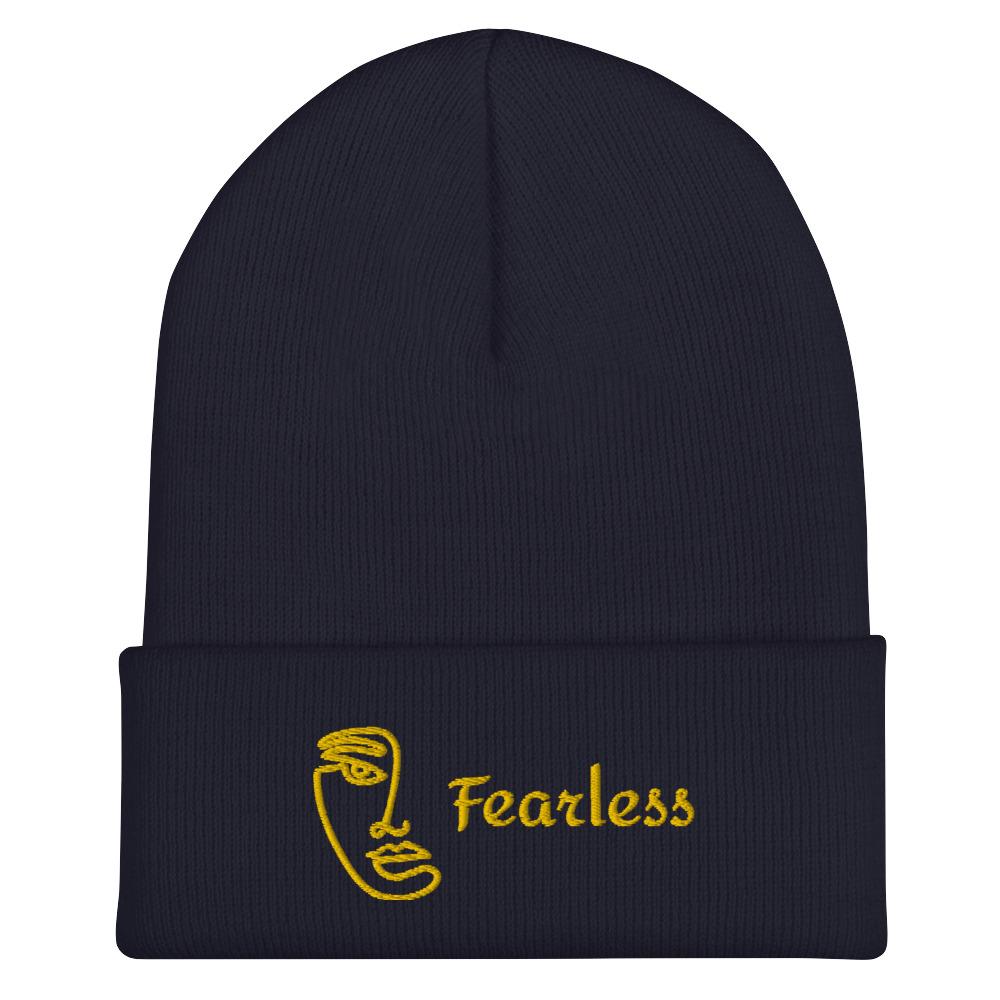 Fearless Embroidery Cuffed Beanie - Image 9