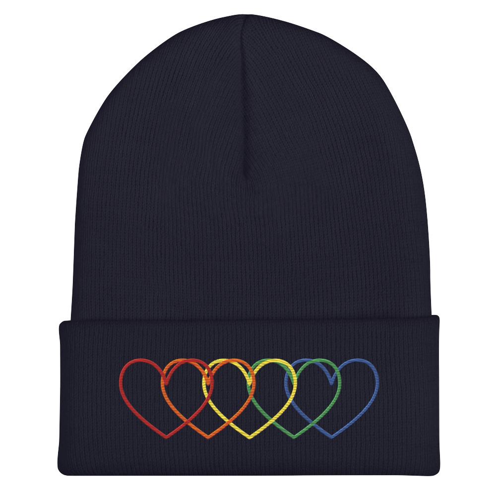 Pride Embroidery Cuffed Beanie - Image 12