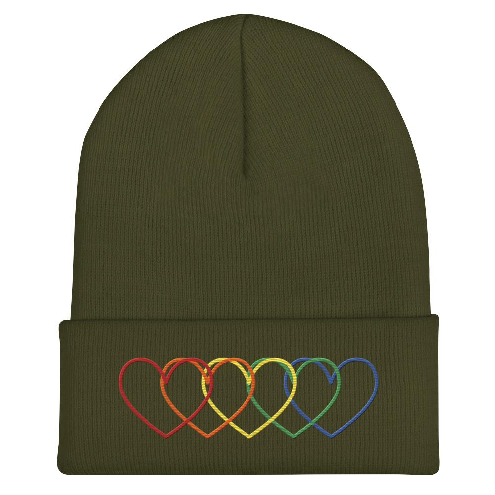 Pride Embroidery Cuffed Beanie - Image 8