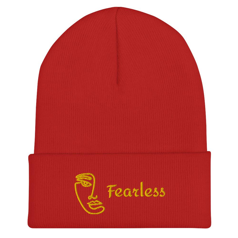 Fearless Embroidery Cuffed Beanie - Image 7