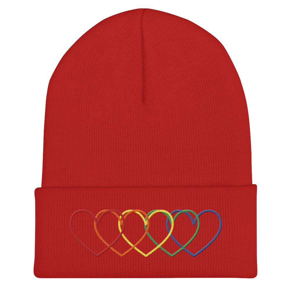 Pride Embroidery Cuffed Beanie - Image 5