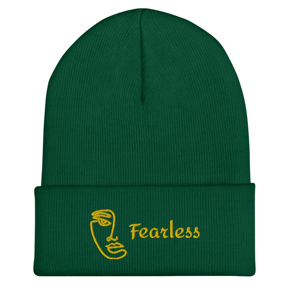 Fearless Embroidery Cuffed Beanie - Image 5