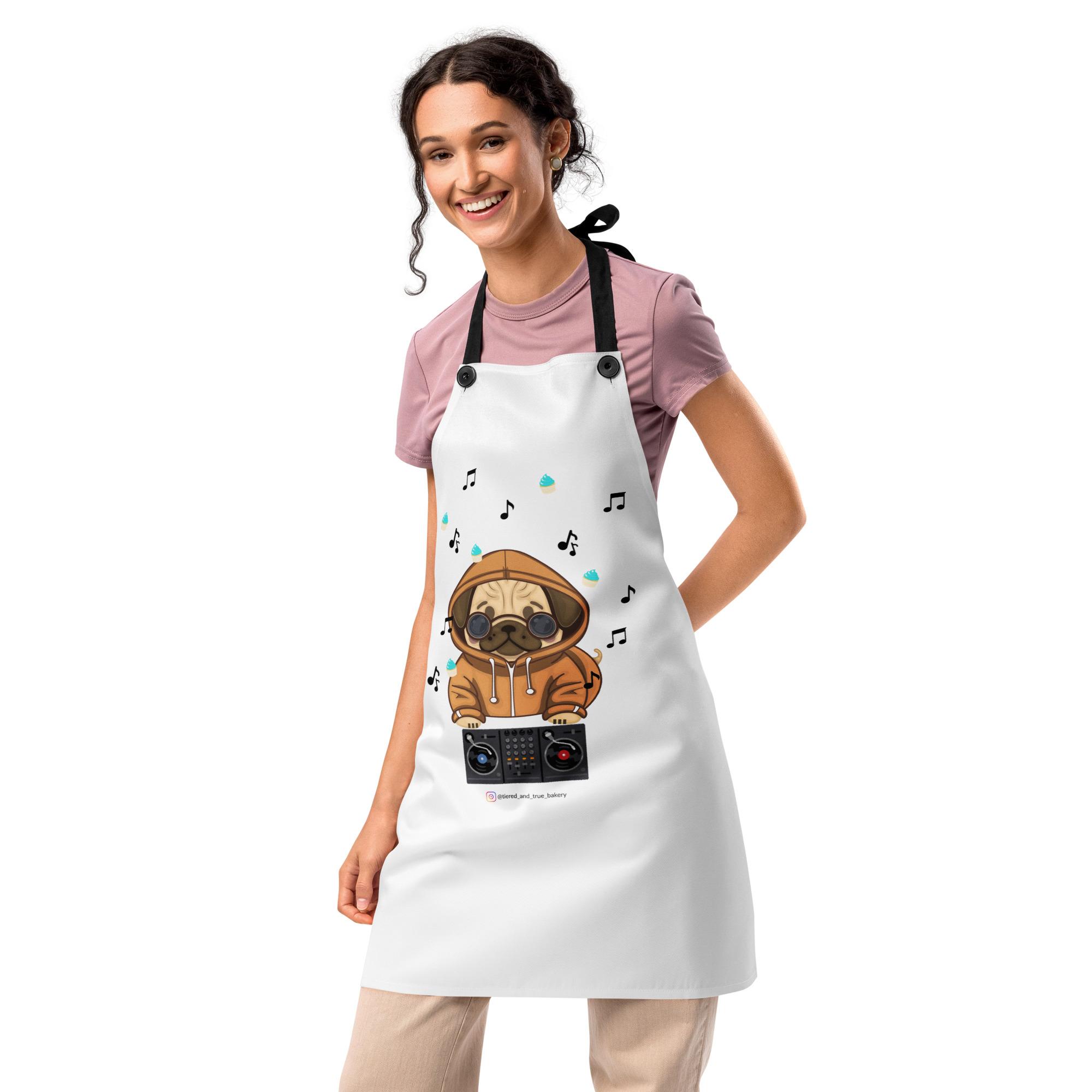 Cupcake Pug Apron
