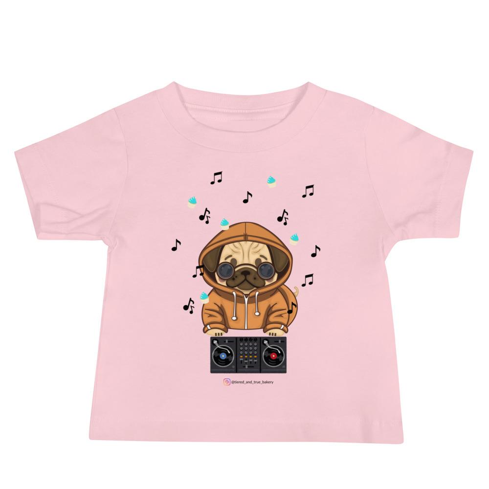 Cupcake Pug Baby Jersey Short Sleeve Tee - Image 2