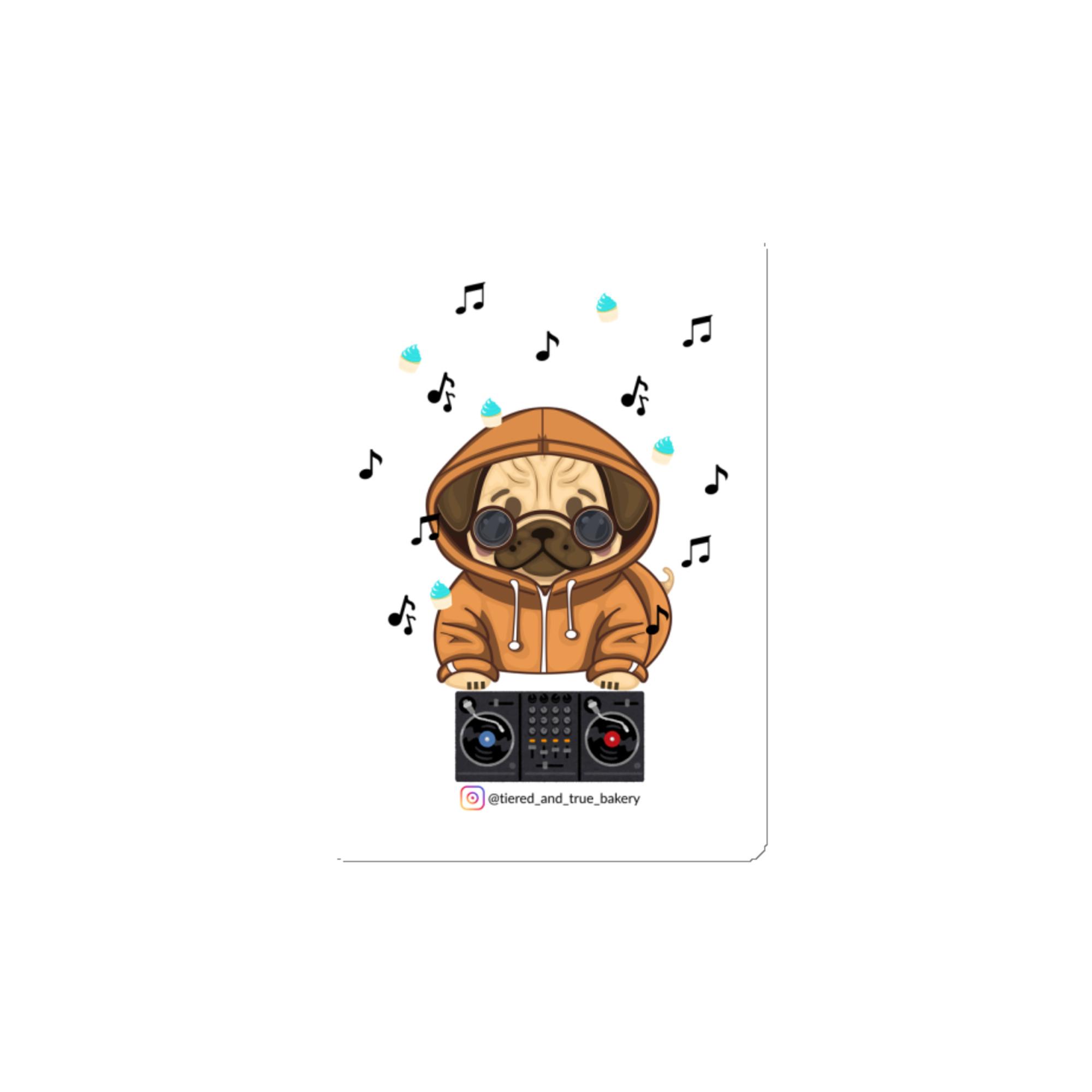 Cupcake Pug Magnet - Image 2