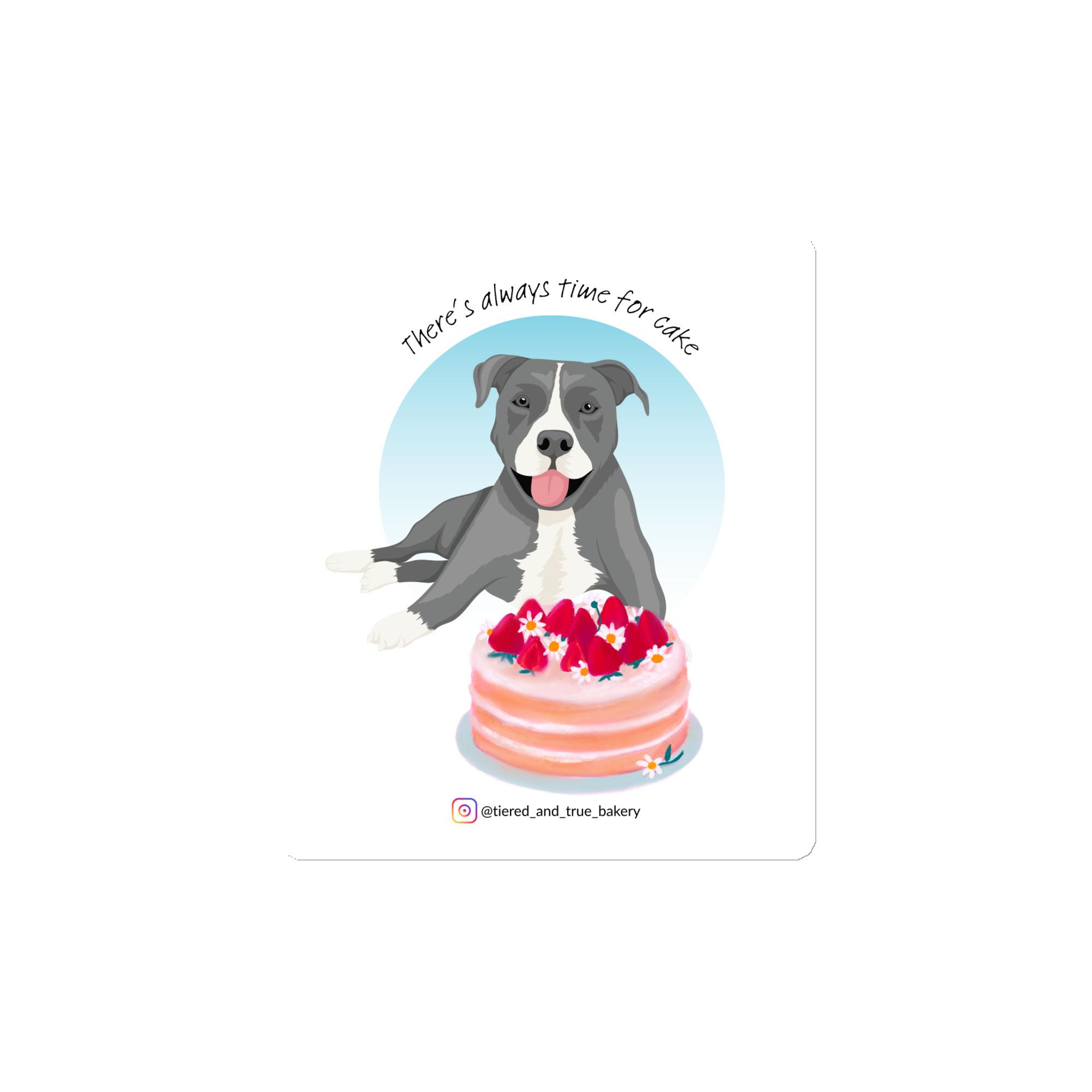 Cake Doggy Magnet