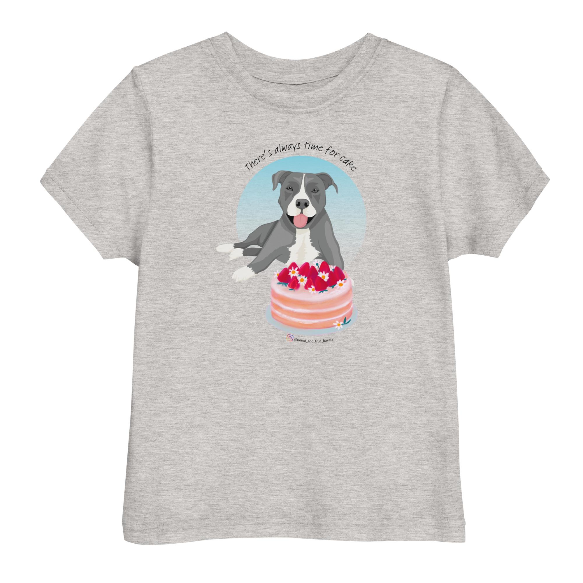 Cake Doggy Toddler jersey t-shirt - Image 2