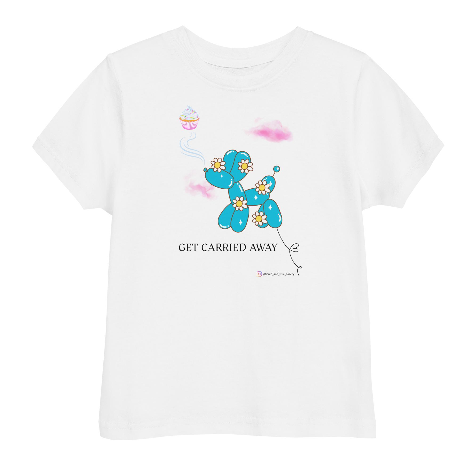 Cupcake Carried Away Toddler jersey t-shirt