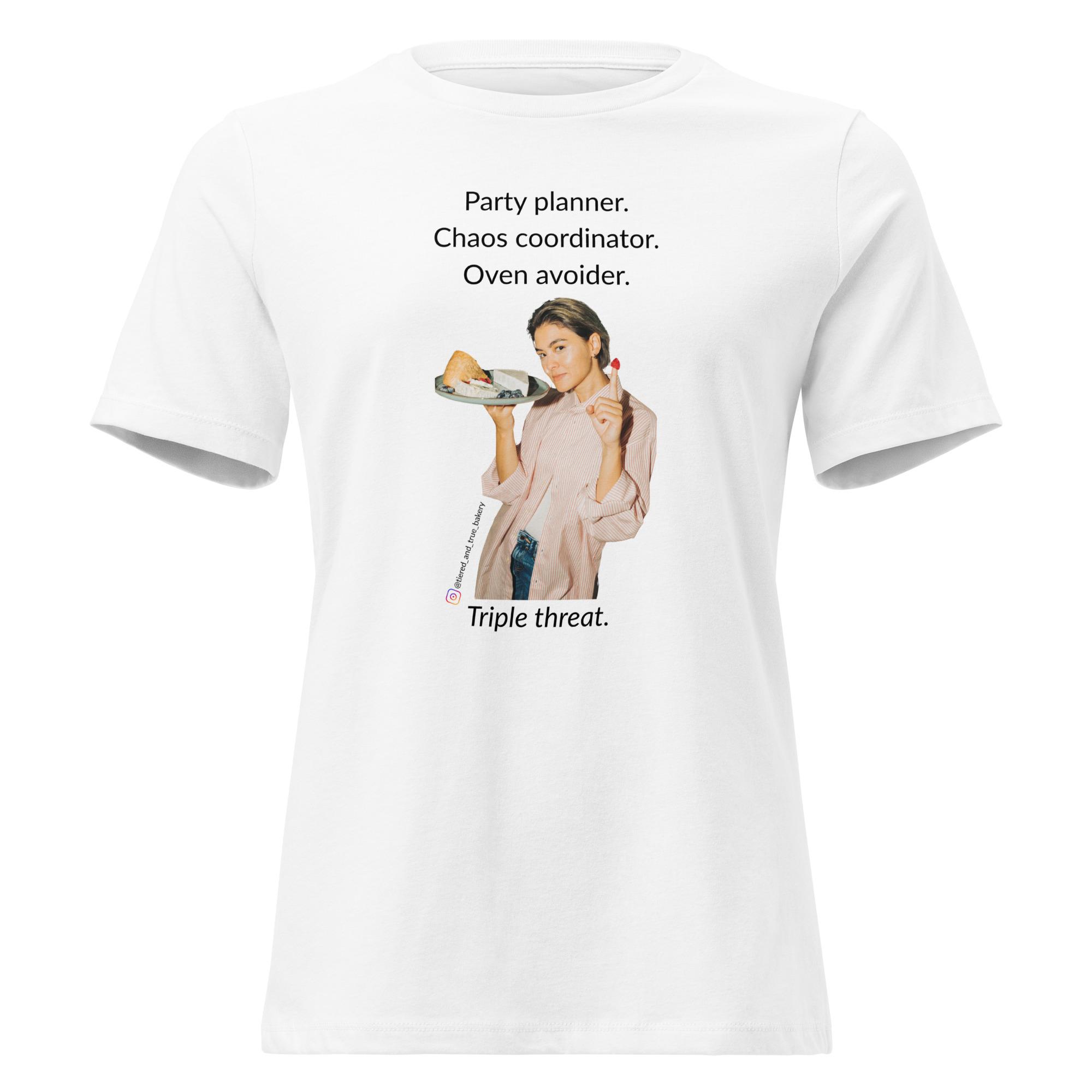 Triple Threat Women's Relaxed T-Shirt